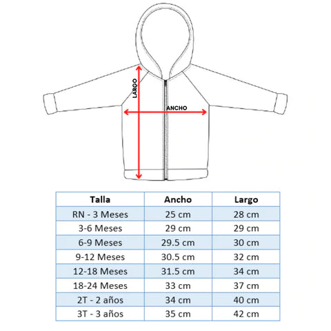 Zip Hoodie 100% Algodón Pima Franela
