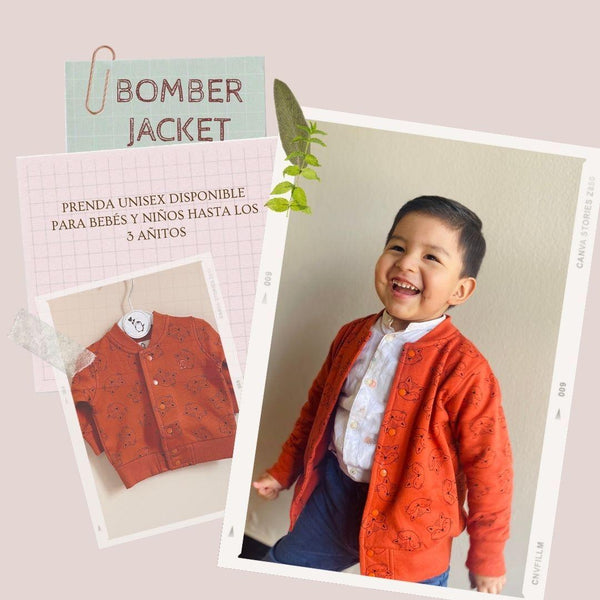 Bomber Jacket 100% Algodón Pima - PetitePlaceStore