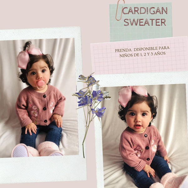 Cardigan Sweater 100% algodón. - PetitePlaceStore