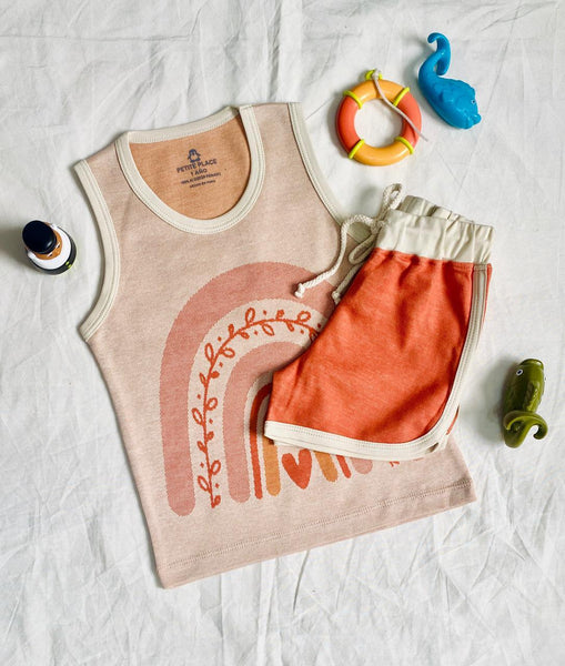 Set Rainbow Vintage - 100% algodón - PetitePlaceStore