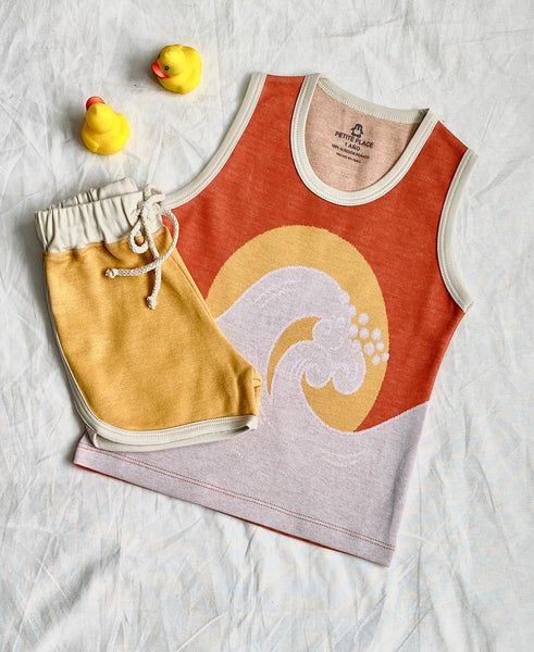 Set Olas Vintage - 100% algodón - PetitePlaceStore